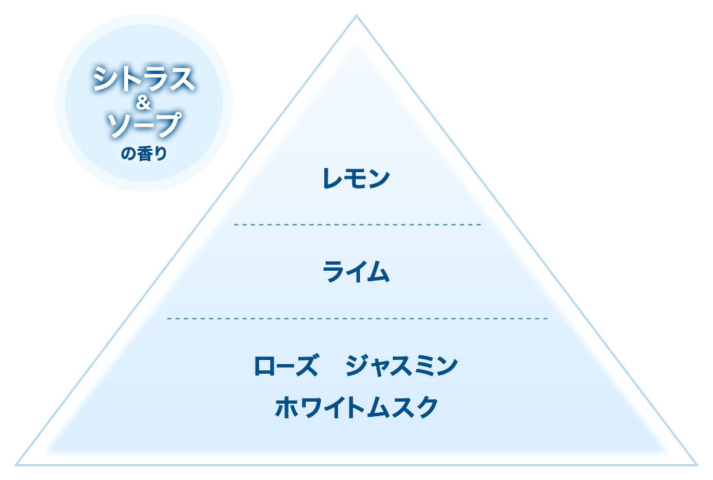 シトラス＆ソープの香り